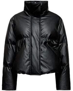 MM6 by Maison Martin Margiela ハイネック パデッドジャケット - ブラック