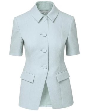 Veronica Beard Veste En Jacquard - Blue