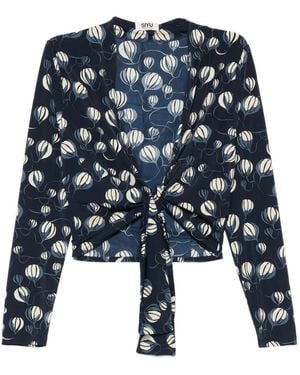 Siyu Blusa Con Stampa