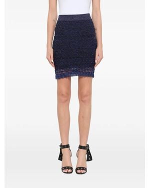 KENZO Lace Hem Skirt - Blue