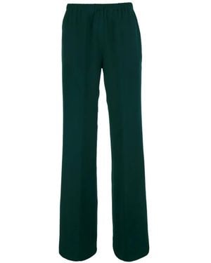 Antonelli Elasticated Wide-Leg Trousers - Green