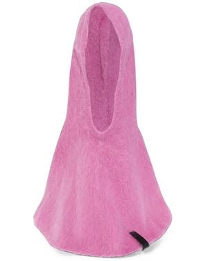 IRO Capucha De Punto Cepillado - Rosa