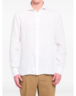 Borriello French Collar Marechiaro Shirt - White