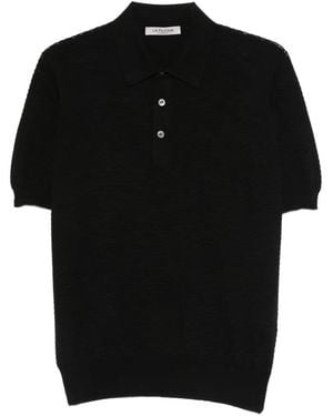 Fileria Short-Sleeve Polo Shirt - Black