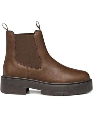 Geox Botines Con Plataforma - Marrón
