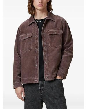 AllSaints Castleford Corduroy Shirt - Brown