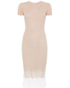 STAUD Colleen Midi Dress - White