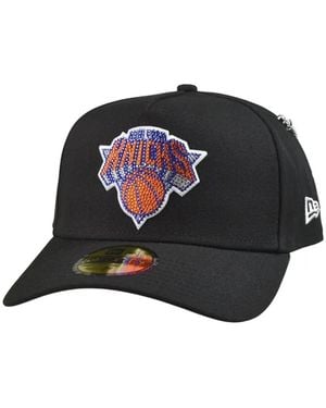 KTZ 59Forty Nba26 Draft New York Knicks Rhinestones Baseball Cap - Black