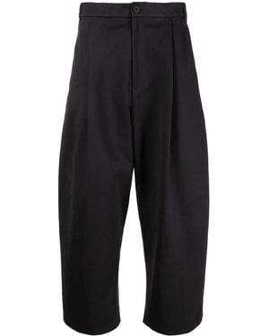 Studio Nicholson Yale Wide-Leg Pants - Blue