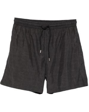 Fefe Drawstring Swim Shorts - Black