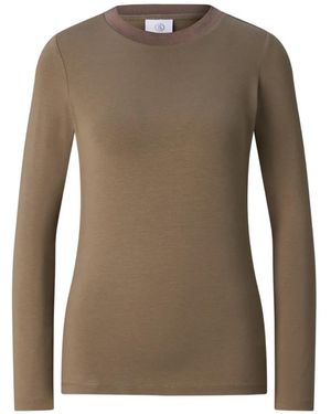 Bogner Alexi Langarmshirt Mit Logo-Stickerei - Braun