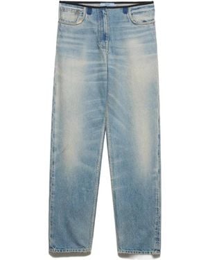 Prada Washed Denim Jeans - Blue