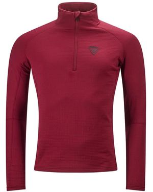 Rossignol Jersey Blackside De Vellón Con Media Cremallera - Rojo