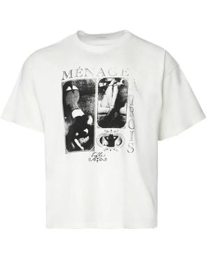 Eifles Graphic-Print T-Shirt - White