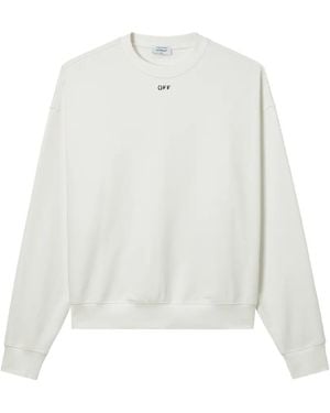 Off-White c/o Virgil Abloh Jersey Con Logo Estampado - Blanco
