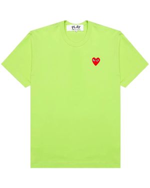 COMME DES GARÇONS PLAY Heart Emblem T-Shirt - Green
