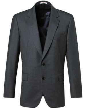 Fursac Virgin Wool Suit Jacket - Black