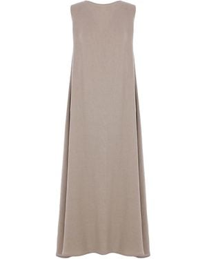 Dusan Linen Sleeveless Dress - Natural