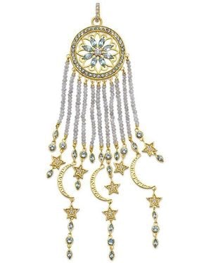 Buddha Mama 20Kt Dream Catcher Diamond Pendant - White