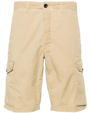 Incotex Strukturierte Cargo-Shorts - Natur