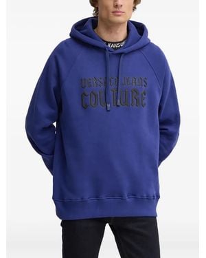 Versace Jeans Couture ロゴ パーカー - ブルー