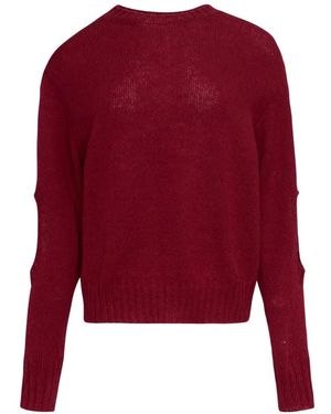 Undercover Cut-Out-Detail Sweater - Red