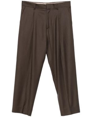 Costumein Pleated Vincent Trousers - Grey