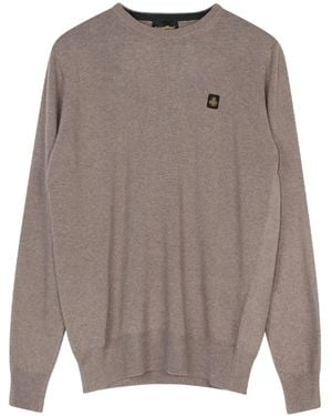 Refrigiwear Logo-Patch Sweater - Grey