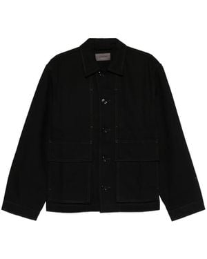 Lemaire Pocket Button Overshirt - Black