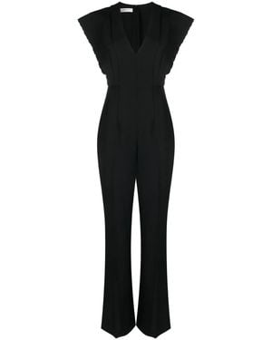 Philosophy Di Lorenzo Serafini V-Neck Tailored Jumpsuit - Black