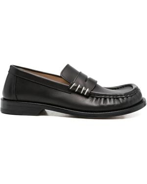 JW Anderson Leather Loafers - Blue