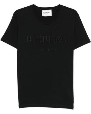Iceberg Logo T-Shirt - Black