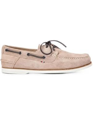 Tommy Hilfiger Mocassins En Daim - Pink