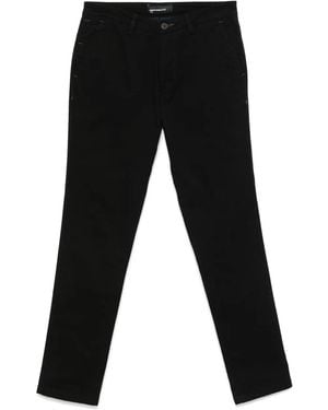 Remus Uomo Logo-Patch Trousers - Black