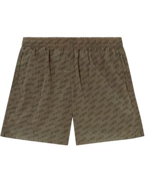 DIESEL Daniel モノグラム トランクス水着 - グリーン