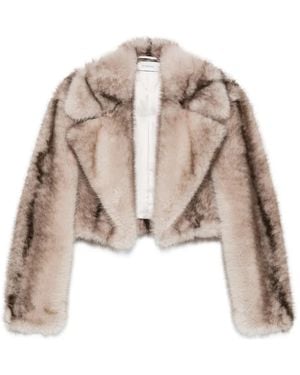 Sportmax Pinstripe-Pattern Jacket - Natural