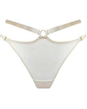 Bordelle Cut-Out Briefs - White