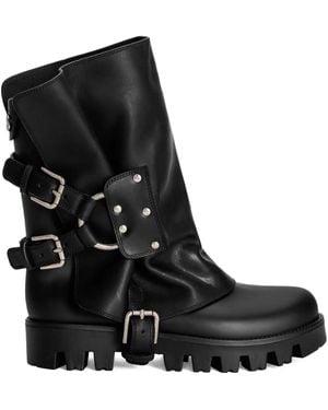 Dolce & Gabbana Stiefeletten Mit Schnalle - Schwarz