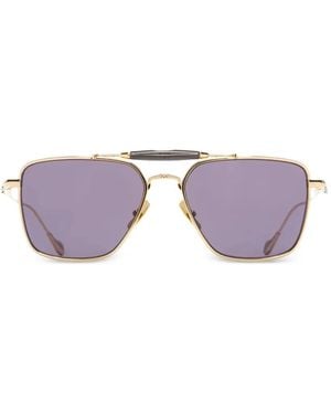 Cutler and Gross Great Frog Capri Sonnenbrille Mit Eckigem Gestell - Lila