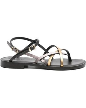 DONNARì Leather Sandals - White