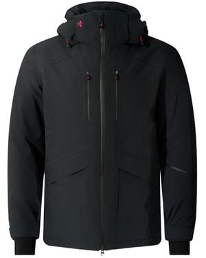 Perfect Moment Hooded-Zipped Jacket - Blue