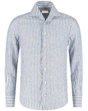 Aurélien Camicia Seaside A Righe - Blu