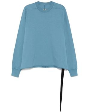 Rick Owens Sweatshirt Mit Rundem Ausschnitt - Blau