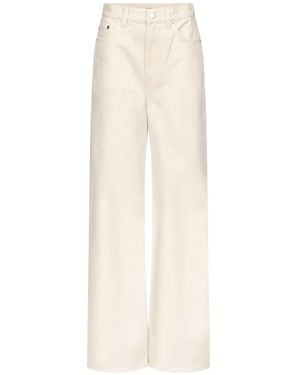 Loulou de Saison Vaqueros Asmar Con Parche Del Logo - Blanco