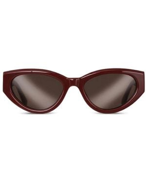 ROTATE BIRGER CHRISTENSEN Cat-Eye Sunglasses - Brown