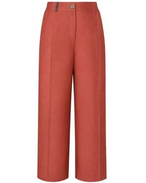 Peserico Wide-Leg Tailored Trousers