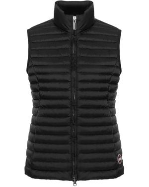 Colmar Quilted Zip Gilet - Black