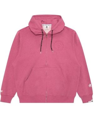 Aape By A Bathing Ape ジップアップ パーカー - ピンク