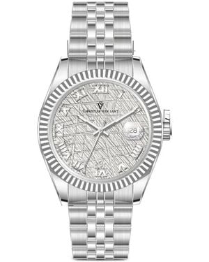 Christian Van Sant Stellar 41Mm Watch - White