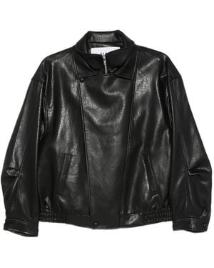 ELEH High-Neck Bomber Jacket - Black